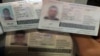 Collage de fotos de pasaportes de cubanos publicadas por InformNapalm. La información de identidad ha sido suprimida de la imagen original. 