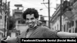 Luis Manuel Otero Alcántara, líder del Movimiento San Isidro, en una imagen de archivo. (Facebook/Claudia Genlui)