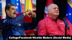Nicolás Maduro y Diosdado Cabello, señalados por EEUU como líderes del Cártel de los Soles, Organización Terrorista Extranjera. 