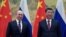 Presidente de Rusia Vladimir Putin (izquierda) y presidente de China Xi Jinping (derecha)