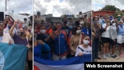 Acto de repudio a la periodista independiente Iliana Hernández.