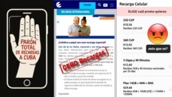 Cubanos llaman a un paro de recargas telefónicas desde el exterior. Facebook (Social Media)