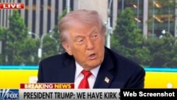 Trump anunció en Fox News la captura del sospechoso de asesinar a Charlie Kirk.