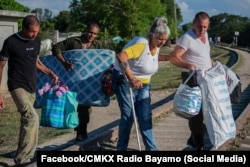 Residentes de Río Cauto evacuados en Las Tunas por inundaciones asociadas al huracán Melissa regresan a sus hogares.