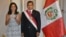  Nadine Heredia y Ollanta Humala en la ceremonia de juramentación.