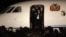 Archivo - Evo Morales sale de su avion presidencial e
