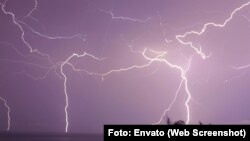 Foto de una tormenta eléctrica (Imagen referencial)