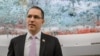 El canciller del régimen de Maduro, Jorge Arreaza, en el Consejo de Derechos Humanos de la ONU, en Ginebra, Suiza en septiembre de 2019. FABRICE COFFRINI / AFP