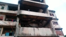 Edificio en Punta Gorda, Moa, podría colapsar en cualquier momento, según testimonios de sus residentes