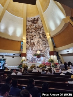 Celebración en la Ermita de la Caridad del Cobre, en Miami, el 8 de septiembre de 2025.