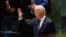 El presidente de EEUU, Joe Biden, después de dirigirse a la 79.ª Asamblea General de las Naciones Unidas en la sede de la ONU, en Nueva York. (Reuters/Elizabeth Frantz)
