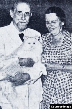 Juan Ramón Jiménez y Zenobia Camprubí en Puerto Rico.