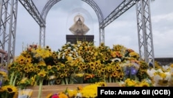 Celebración en la Ermita de la Caridad del Cobre, en Miami, el 8 de septiembre de 2025.
