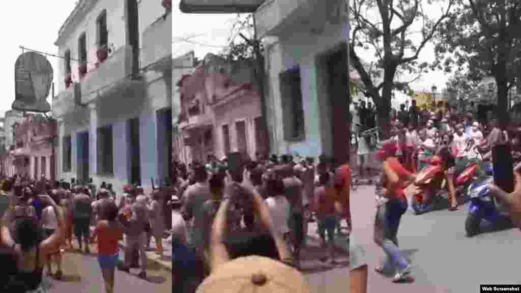 Regla fue uno de los municipios de la capital cubana donde se aglutinaron numerosos manifestantes gritando “Libertad!” y “Patria y Vida” el 11 de julio de 2021.