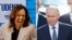 La vicepresidenta y candidata a la Casa Blanca Kamala Harris y el presidente ruso Vladimir Putin. (Collage a partir de fotos de Reuters). 