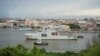 El buque de guerra 'HMCS Margaret Brooke' de la Marina Real Canadiense en el Puerto de La Habana el 14 de junio de 2024. REUTERS/Alexandre Meneghini