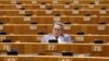 El eurodiputado Hermann Tertsch durante una sesión del Parlamento Europeo, en marzo de 2020. REUTERS/Yves Herman