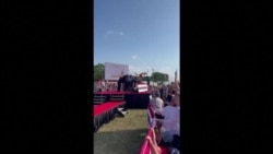 Video de un testigo muestra a Trump momentos después del tiroteo 