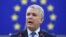 Iván Duque, presidente de Colombia habla en el Parlamento Europeo