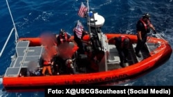 Guardia Costera de Estados Unidos (USCG) rescató a 20 migrantes cubanos en un cayo deshabitado de Bahamas