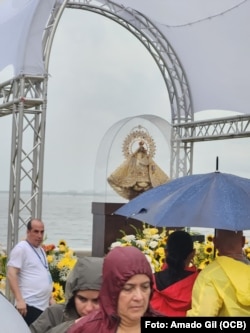 Celebración en la Ermita de la Caridad del Cobre, en Miami, el 8 de septiembre de 2025.