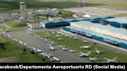 Aeropuerto Internacional Joaquín Balaguer, en Santo Domingo. 