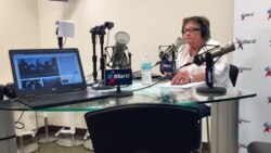 Fragmento del último Contacto con Cary Roque, en el que la periodista conversa con el laico cubano Dagoberto Valdés