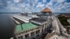 Vista de la terminal de cruceros en el Puerto de La Habana. (Adalberto Roque/AFP).