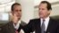 Lincoln Diaz-Balart (der.) y su hermano Mario Diaz-Balart (izq.). Foto Archivo.