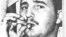 Fidel Castro tras salir de la cárcel, durante la entrevista que le hiciera Agustín Alles para la popular revista Bohemia.